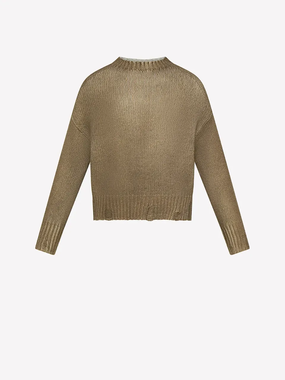 Nine In The Morning Rosie-Spray Sweater Girl trui camel wol