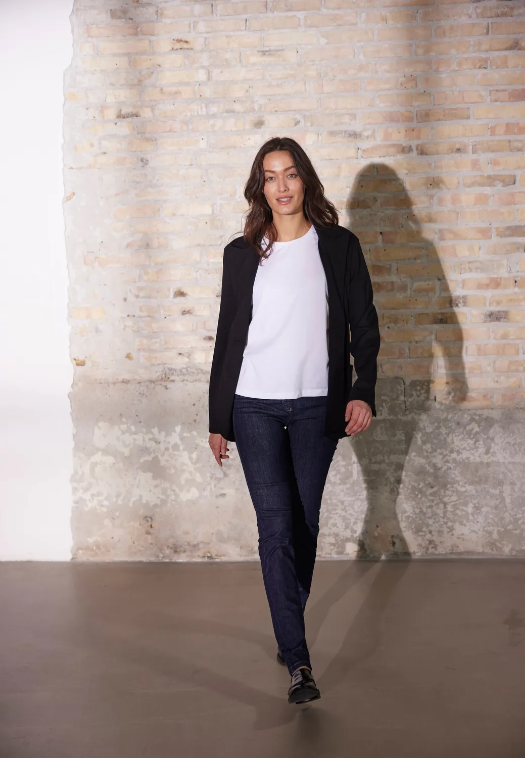 Laurie Laura Slim ML jeans dark blue denim stretch