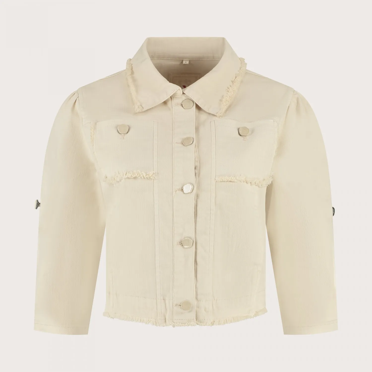 Florez Zaza jacket crème kort denim