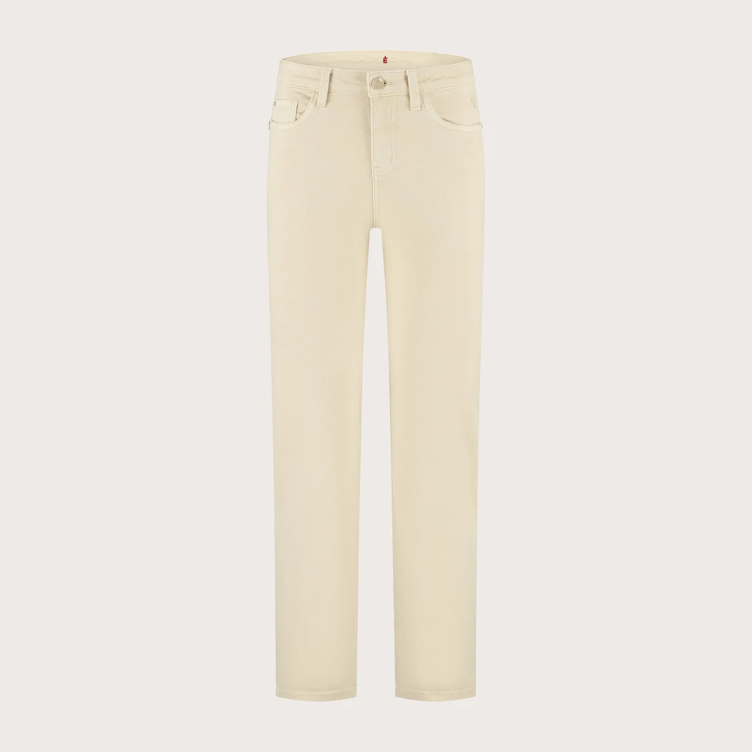 Florez Bond straight jeans cream