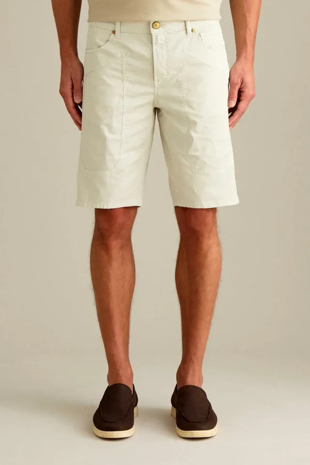 Jeckerson Jayden Slim Bermuda Ijsgrijs