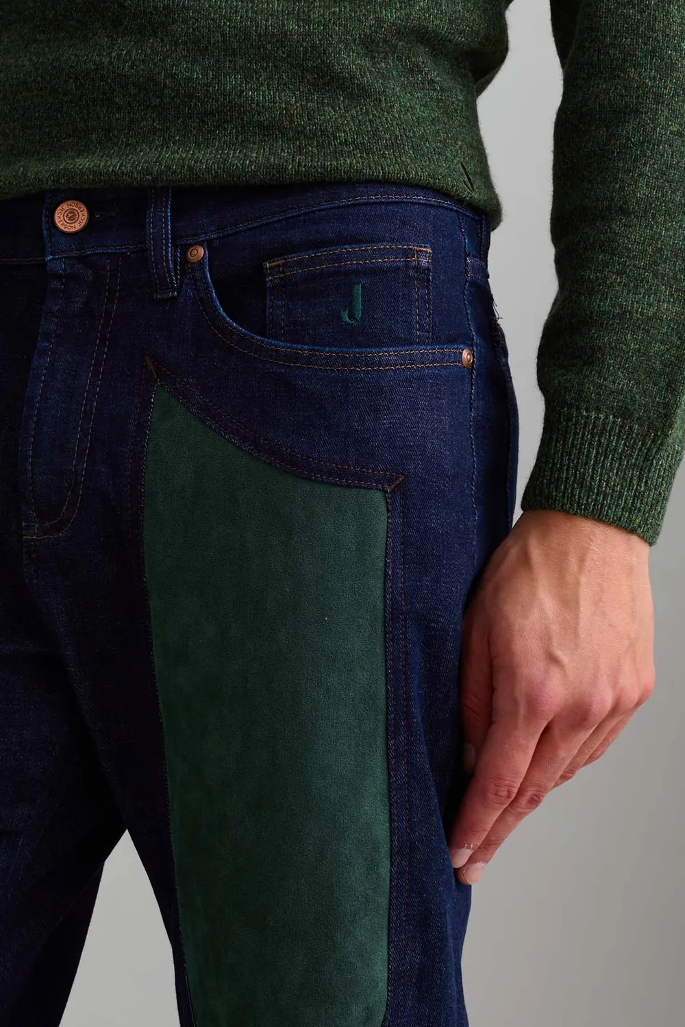 Jeckerson John jeans slim fit donkerblauw stretch