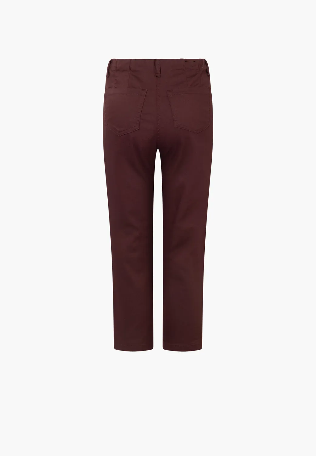 Laurie Patricia Regular CL damesbroek Dark Plum stretch