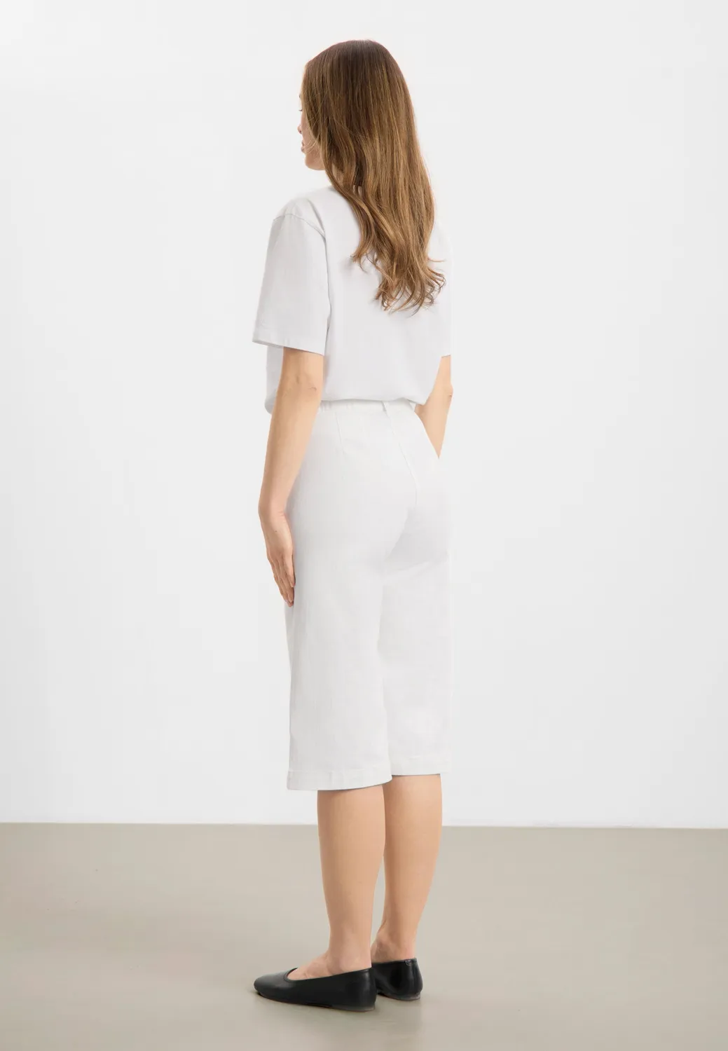 Laurie Donna Loose Capri SL capri White driekwart
