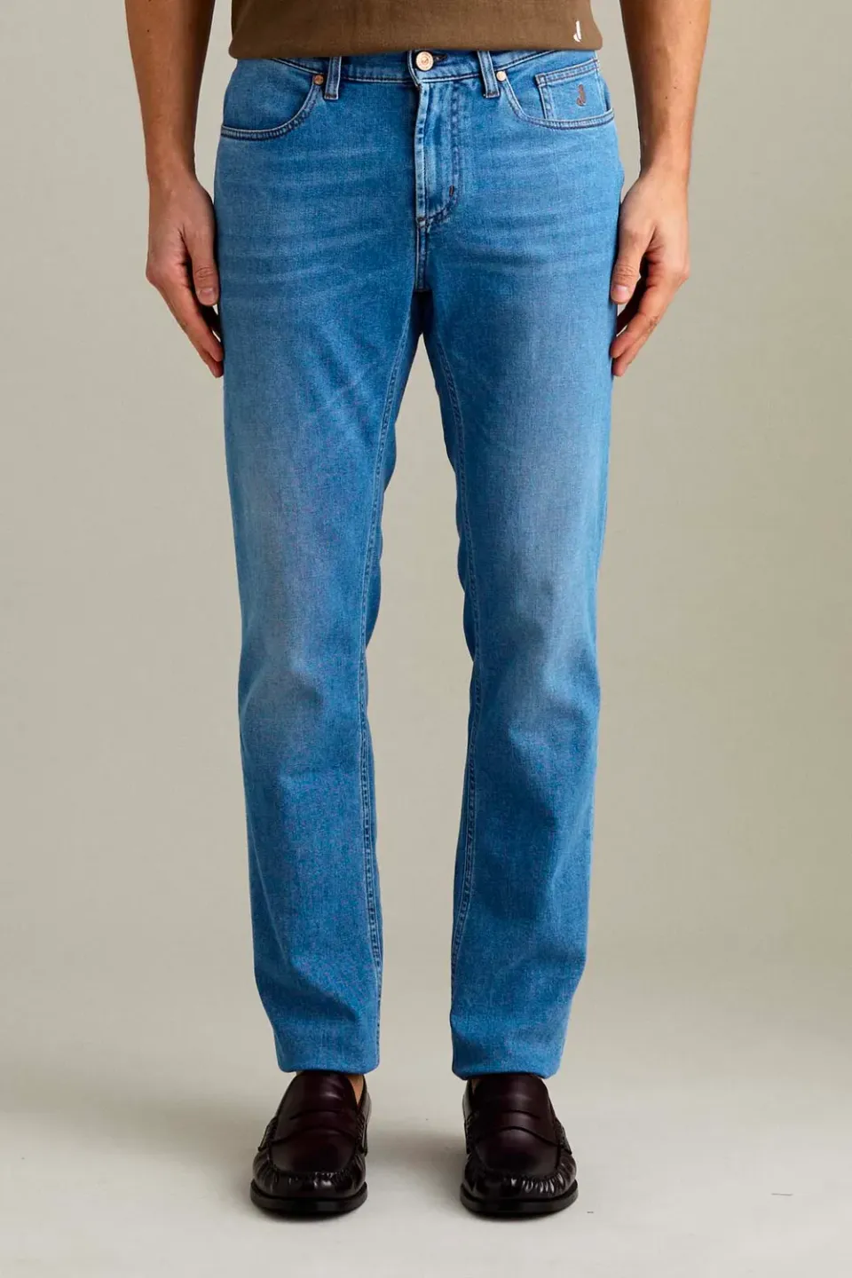 Jeckerson Jordan Slim Fit jeans blauw licht comfort