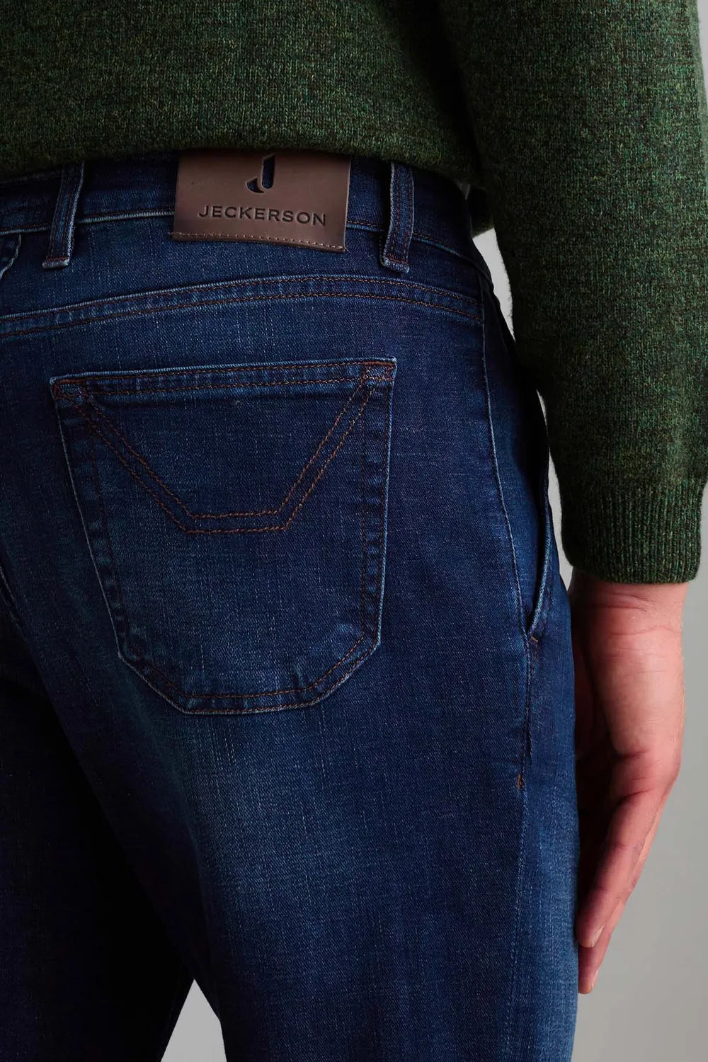 Jeckerson Julius chino jeans blauw slim fit