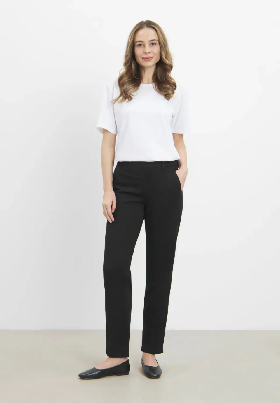 Laurie Taylor Regular broek short black brushed