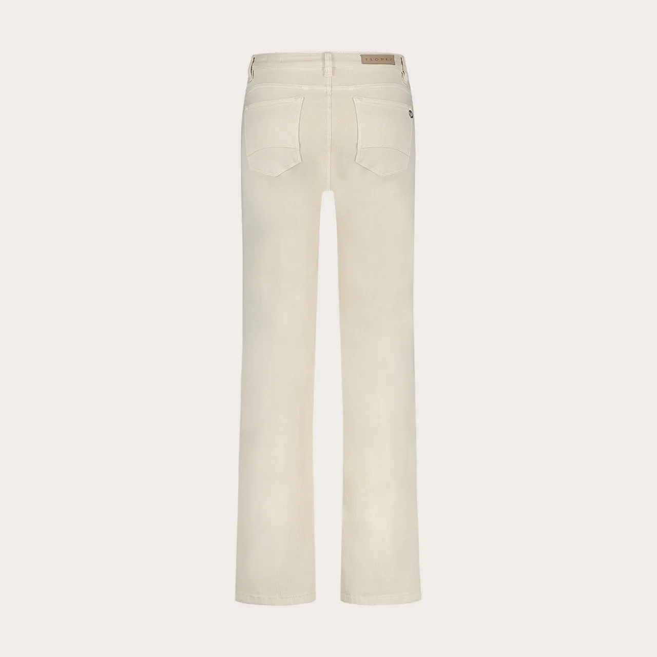 Florez Rowie Straight jeans Cream straight fit