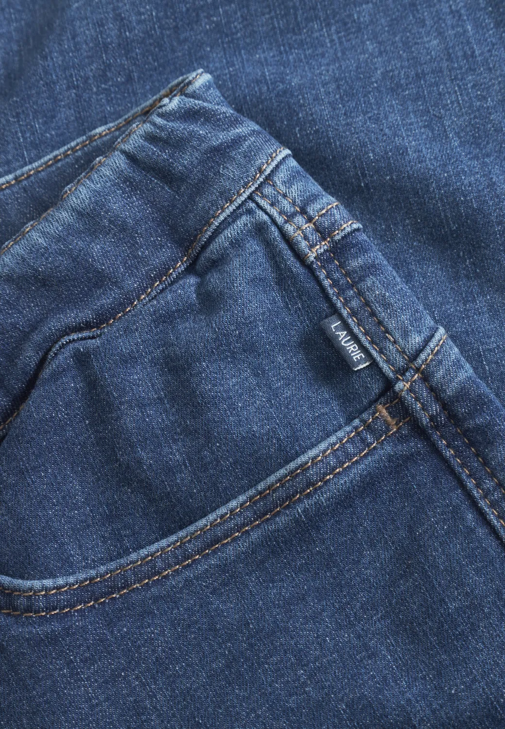 Laurie Hannah Regular XSL jeans Blue Denim extra kort