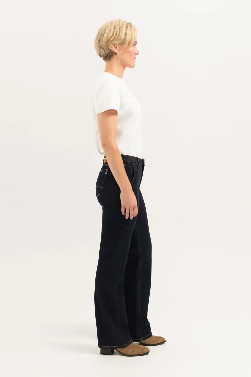 Florez Rowie Straight jeans Rinse Denim rechte pijp