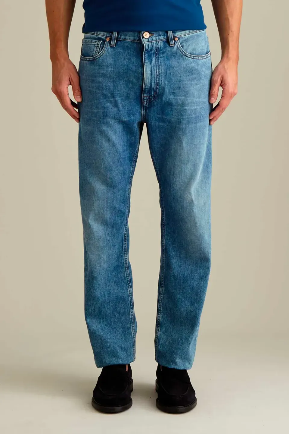 Jeckerson regular fit jeans lichtblauw vintage