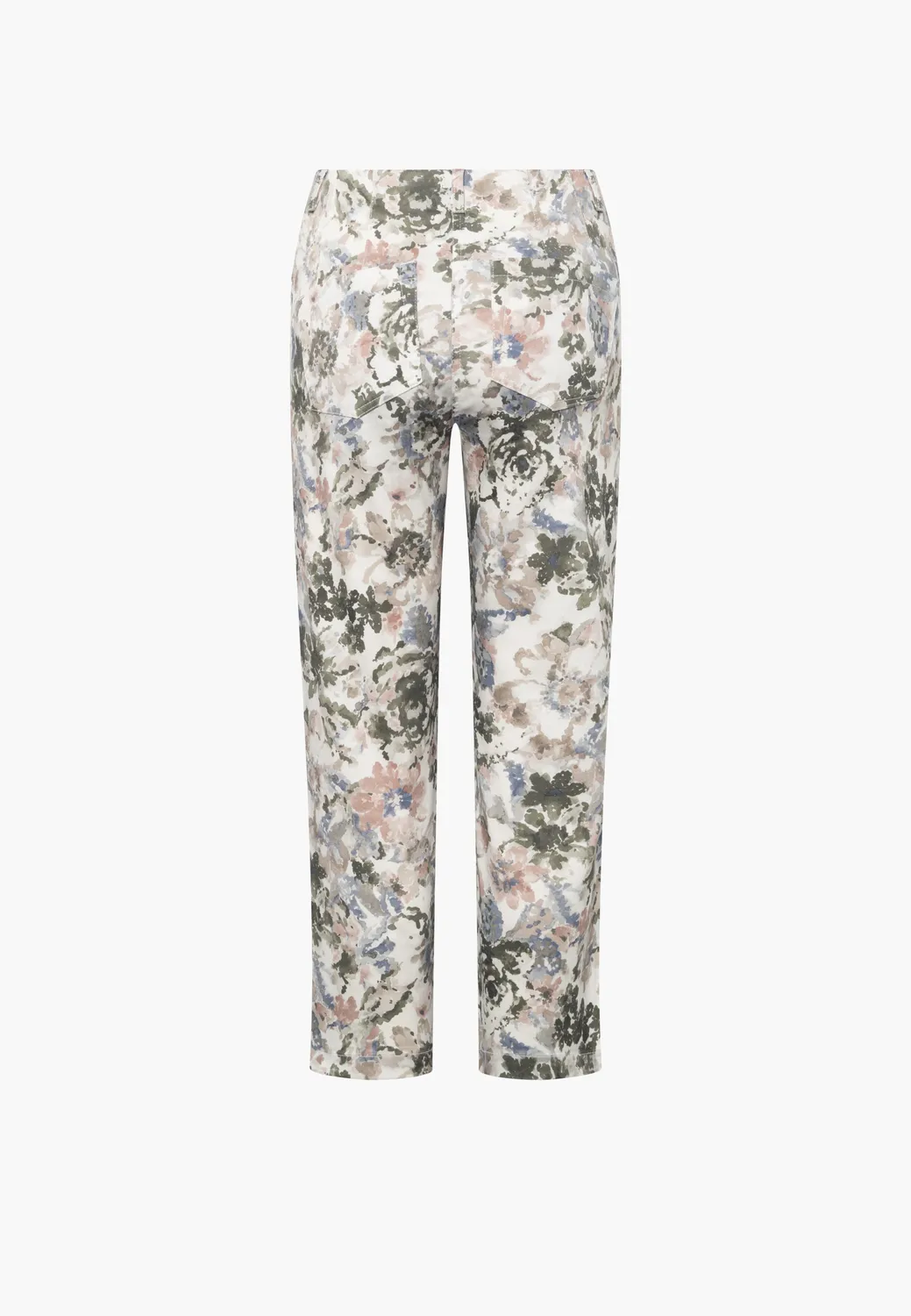Laurie Patricia Pure Regular CL broek khaki print