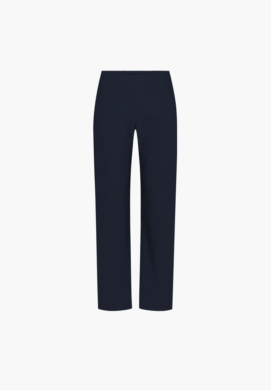 Laurie Thea Straight ML broek navy hoge taille