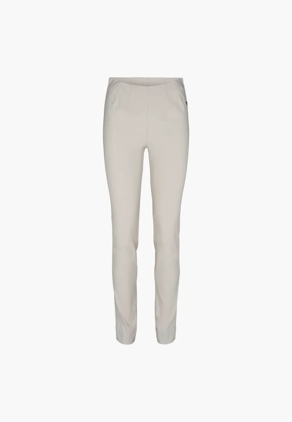 Laurie Vicky Slim ML broek Grey Sand bengaline stretch