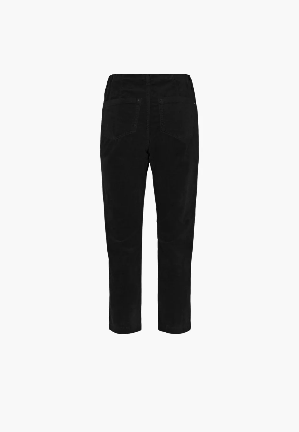 Laurie Piper 101222 ribbroek zwart cropped