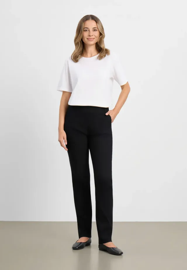 Laurie Taylor Regular ML broek zwart elastiek
