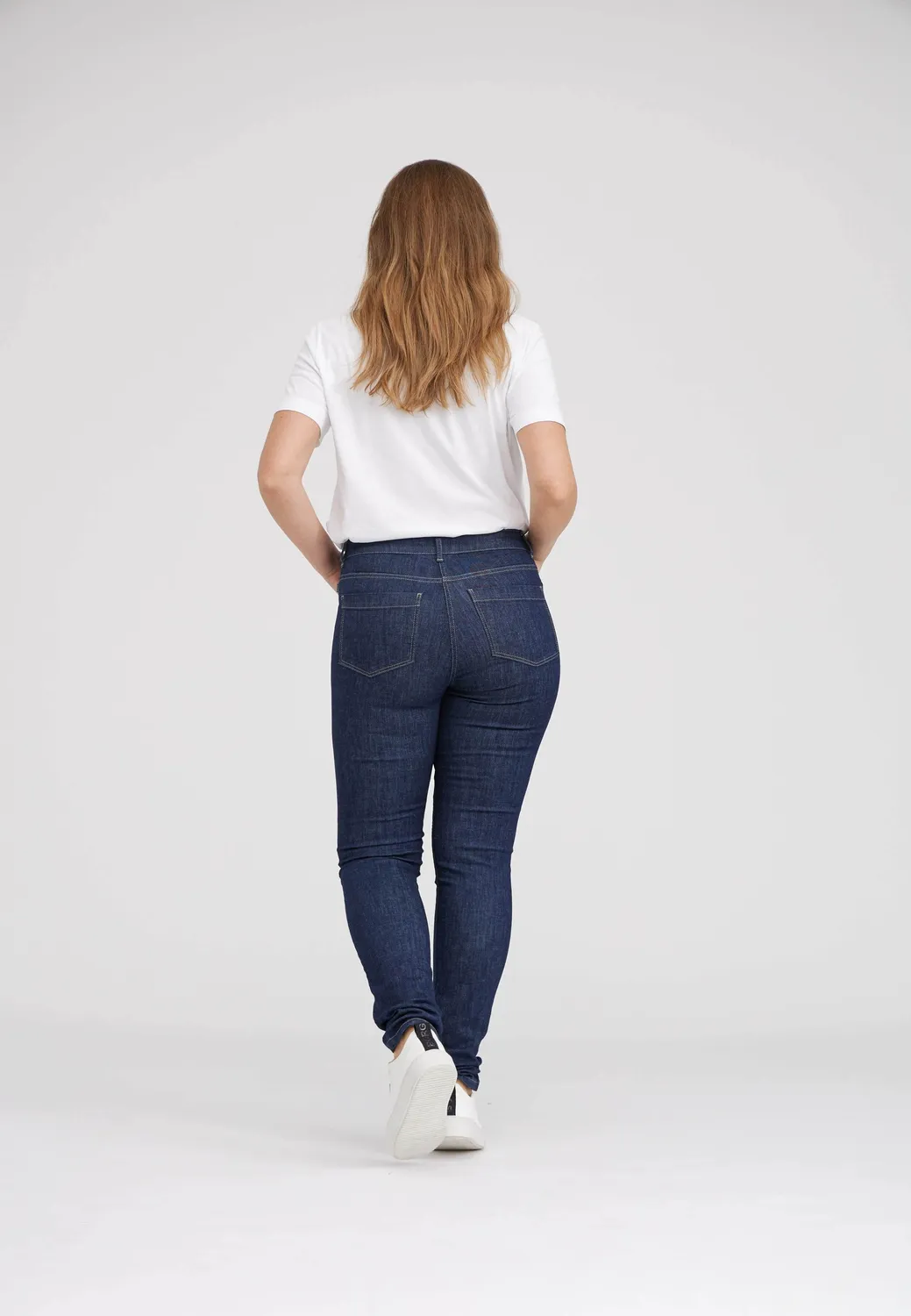 Laurie Laura Slim ML jeans dark blue denim stretch