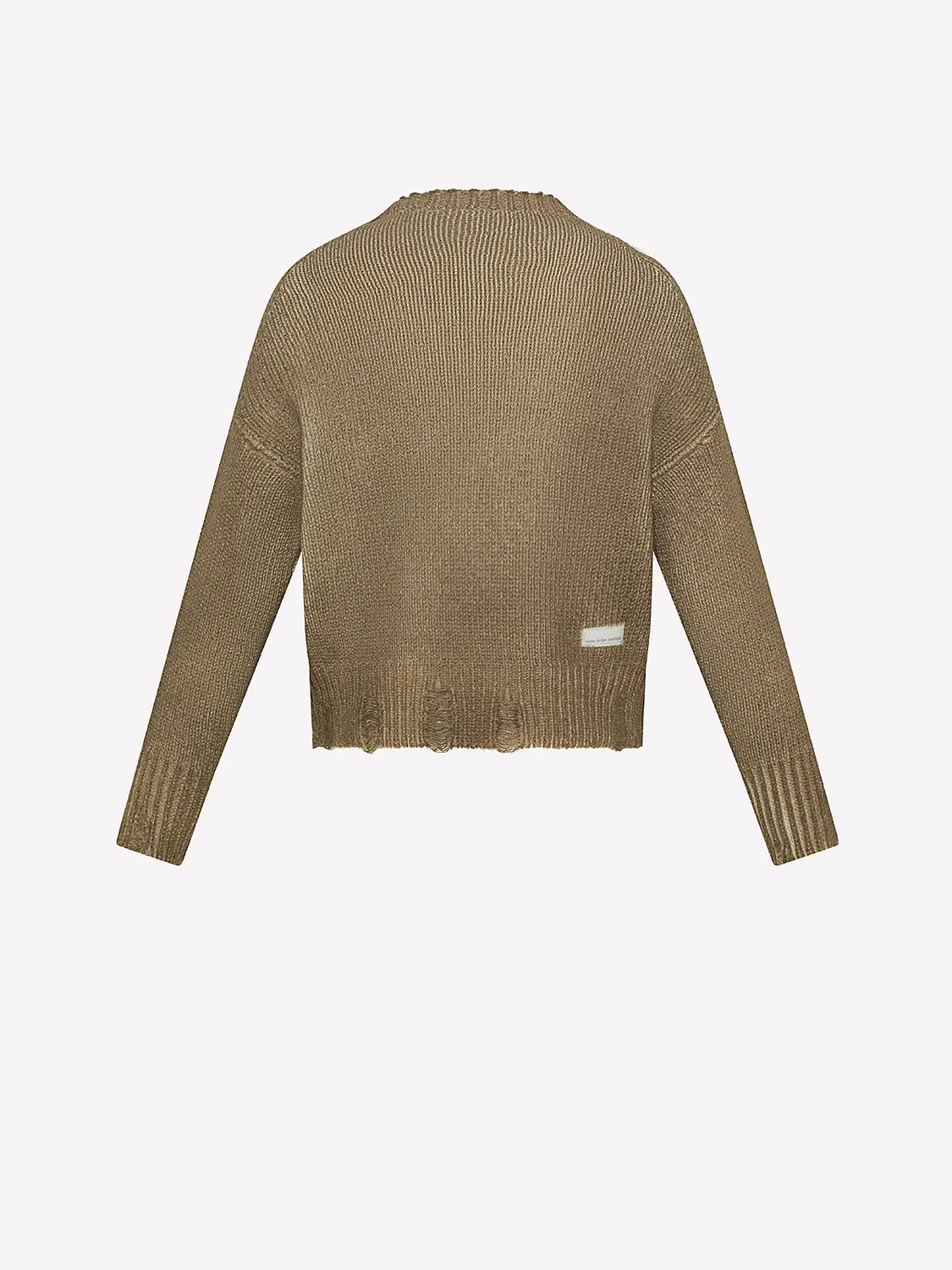 Nine In The Morning Rosie-Spray Sweater Girl trui camel wol