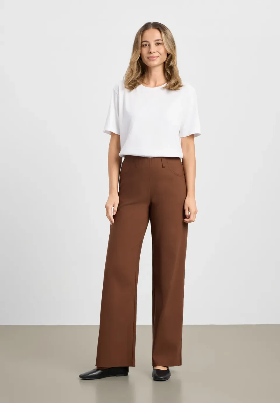 Laurie Donna Loose 101135 broek Downtown Brown loose