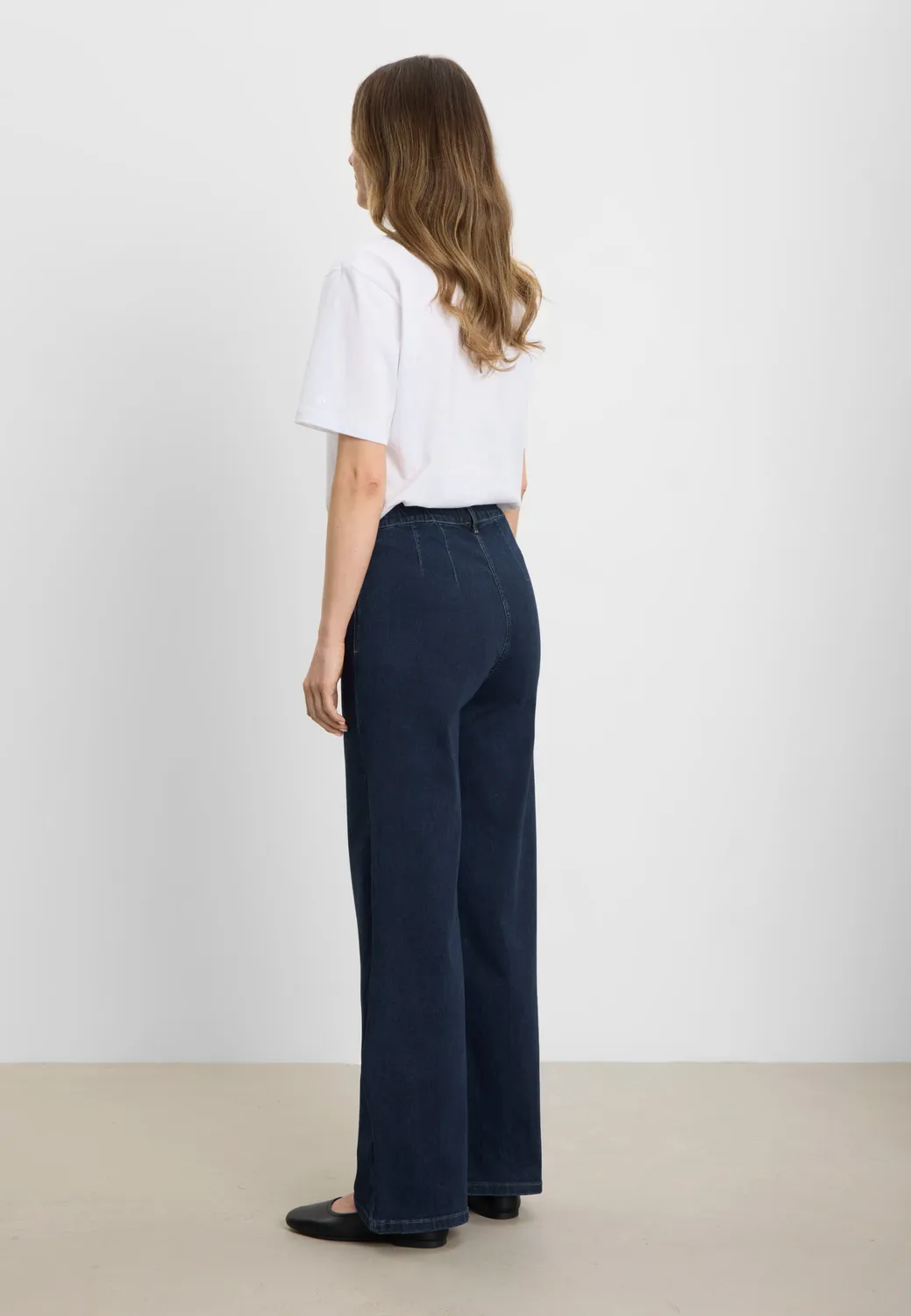 Laurie Donna 101179 loose jeans dark blue denim 80 cm