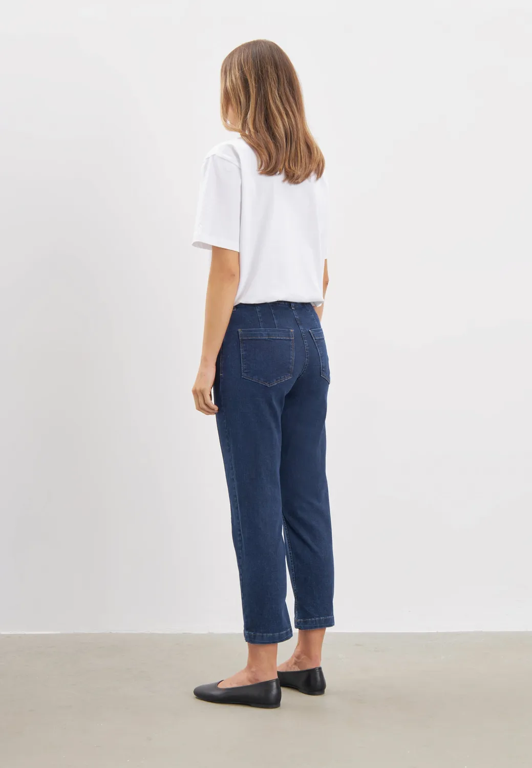 Laurie Piper Pure Regular CL jeans dark blue cropped