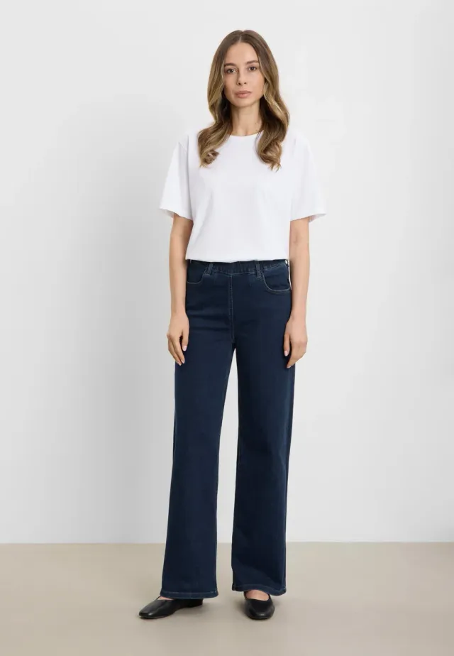 Laurie Donna 101179 loose jeans dark blue denim 80 cm