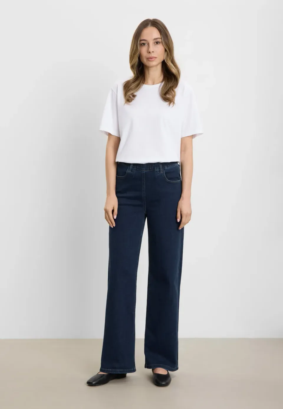 Laurie Donna 101179 loose jeans dark blue denim 80 cm