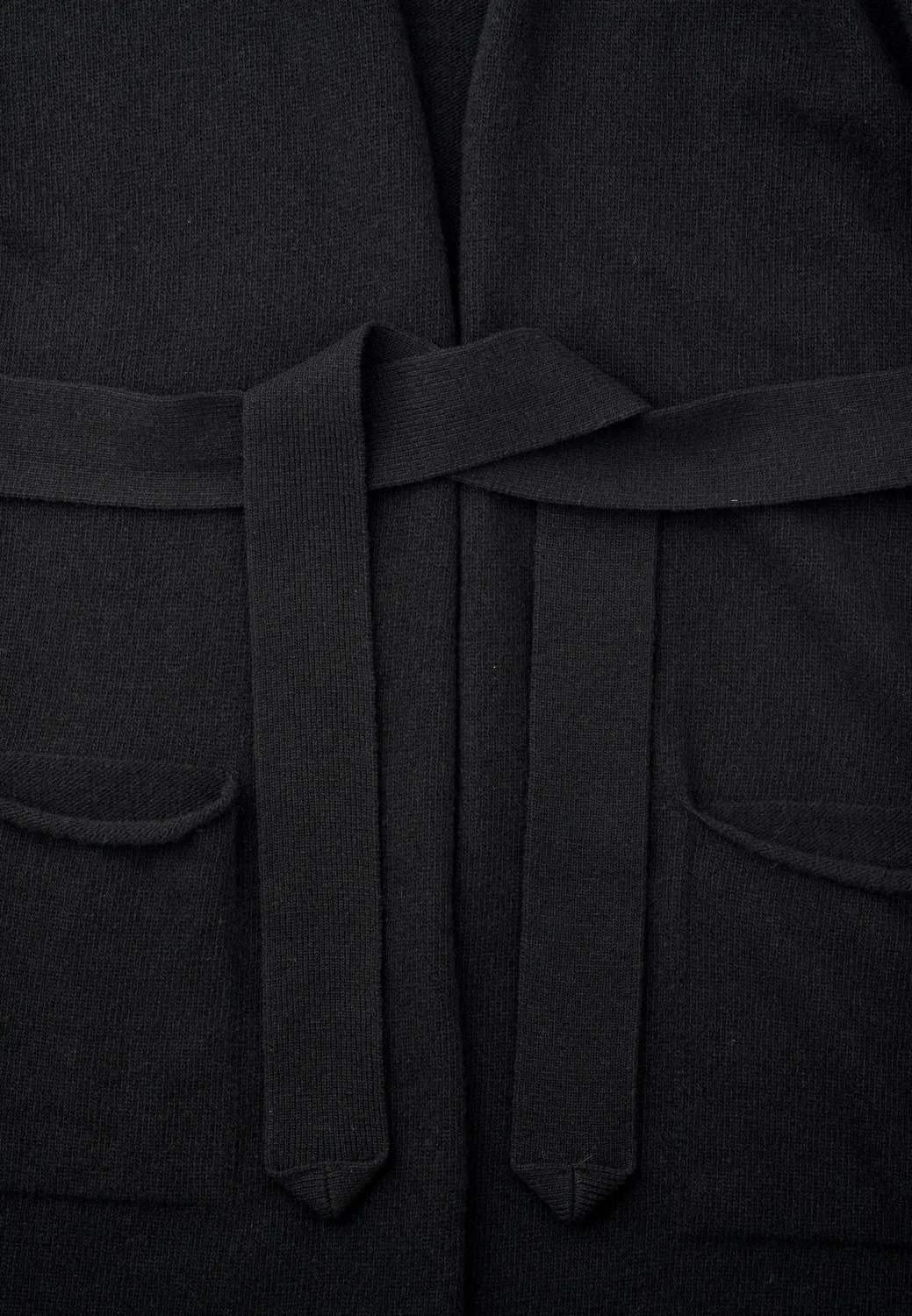 Laurie Iris cardigan dames zwart lamswol