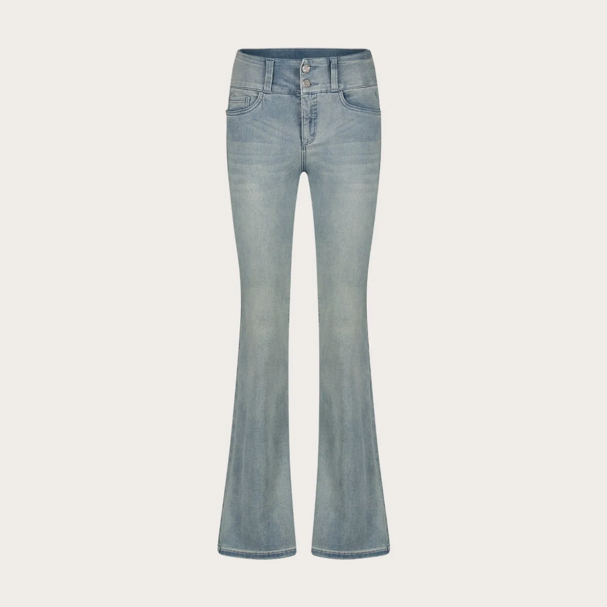 Florez Bodine Flared jeans Cold Blue high waist
