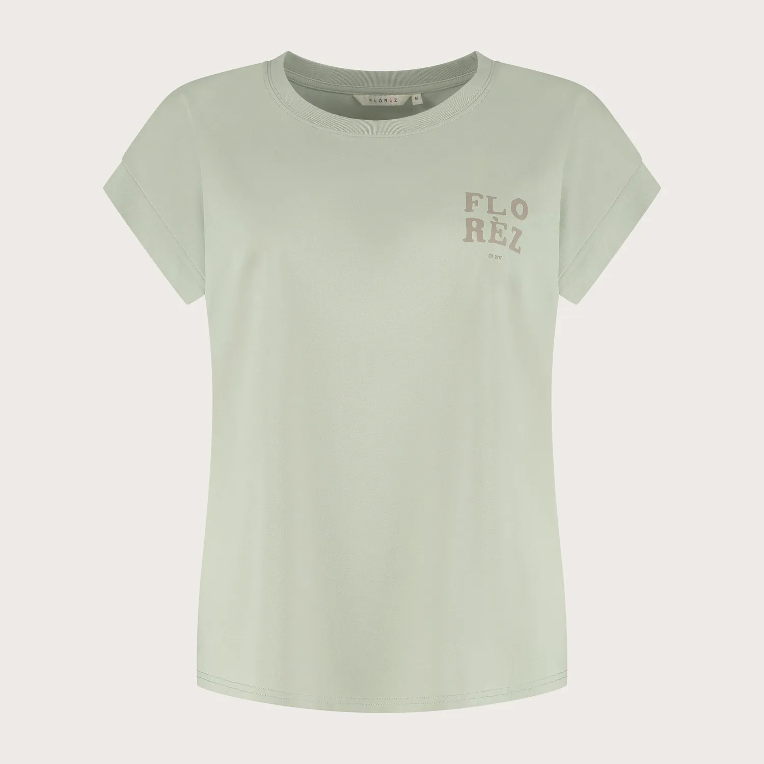 Florez Coco T-shirt Olive Green zijdemix