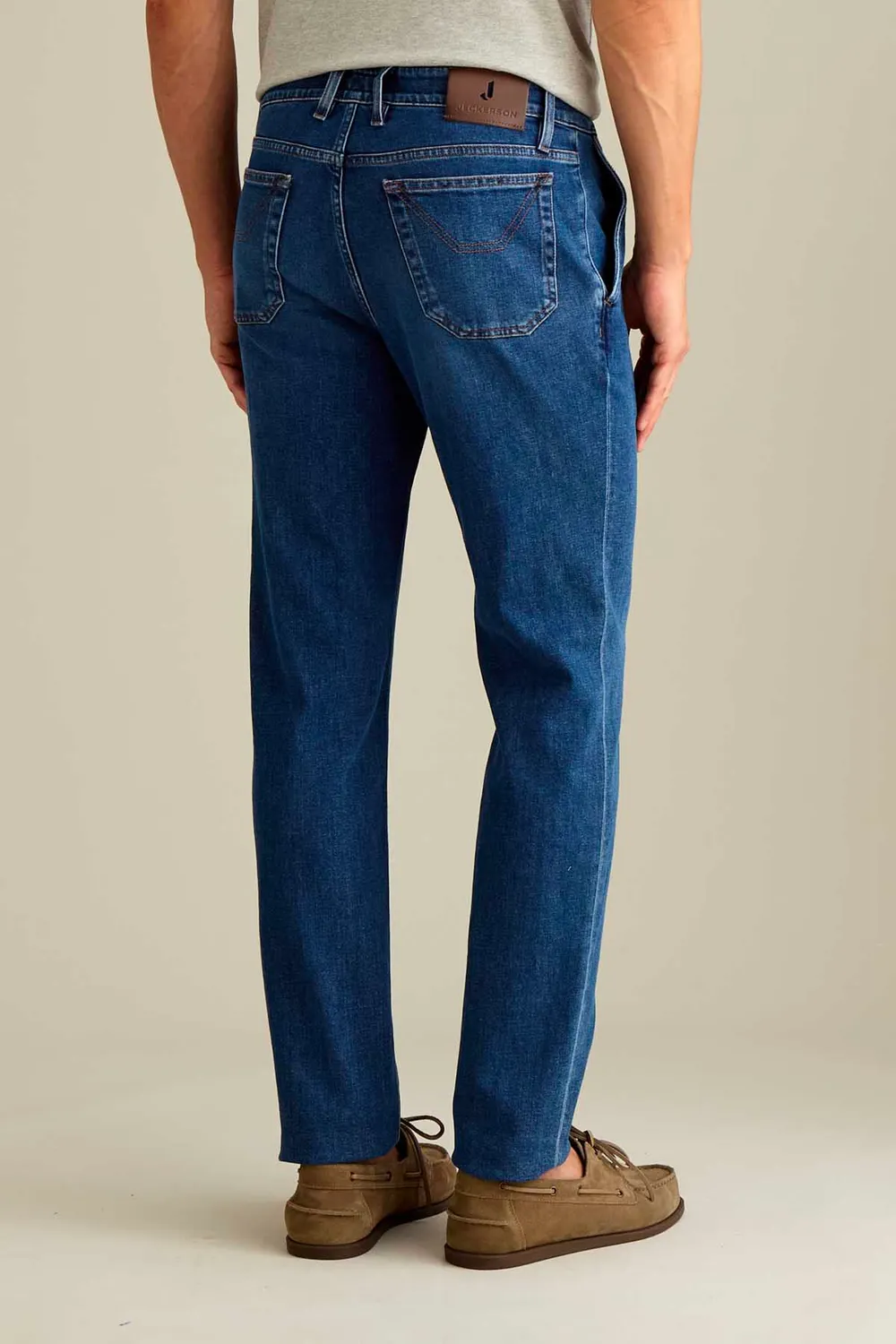 Jeckerson Julius jeans donkerblauw slim fit denim
