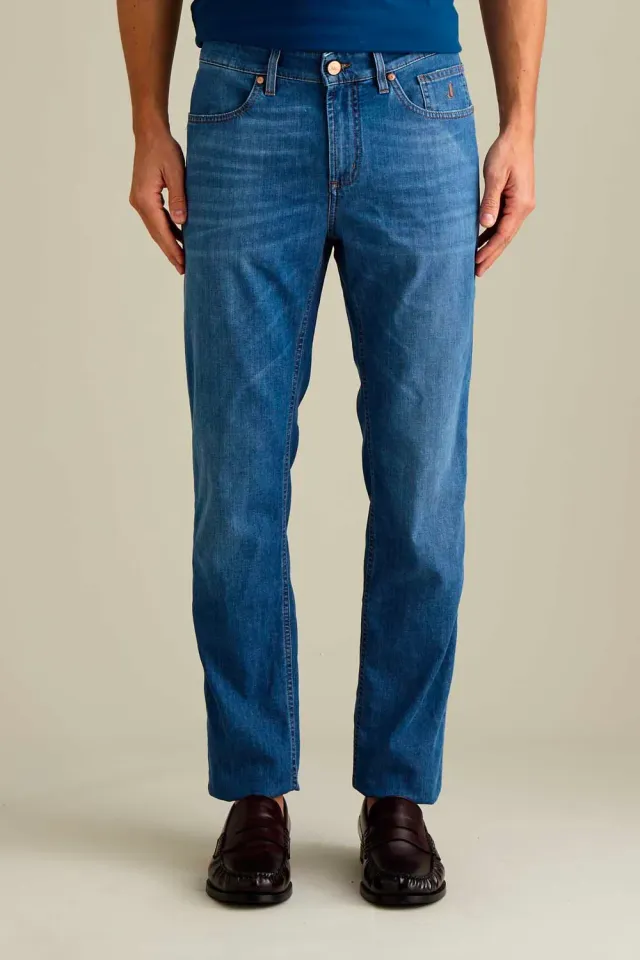 Jeckerson Jordan jeans blauw donker slim fit super comfort