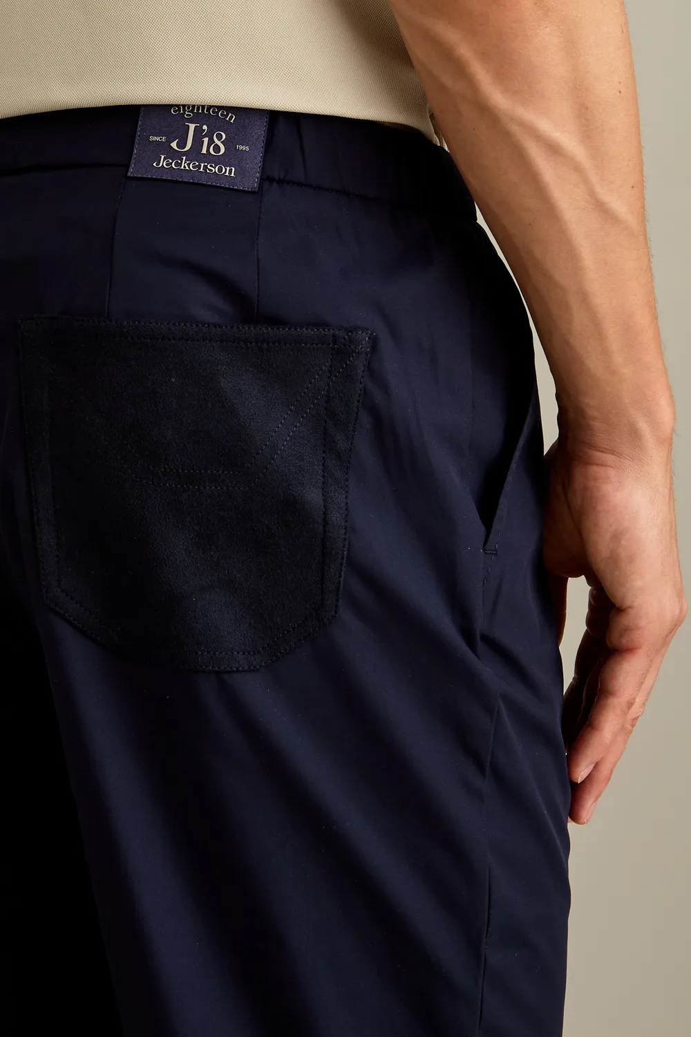 Jeckerson J18 Chino Jogger Donkerblauw Polyester