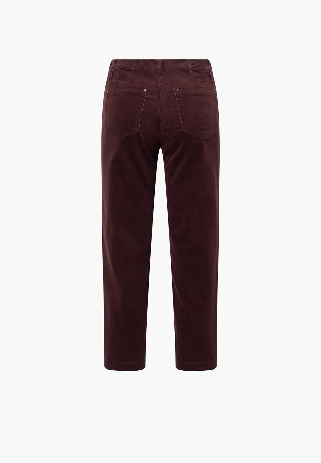 Laurie Piper Pure Regular CL broek dark plum cropped