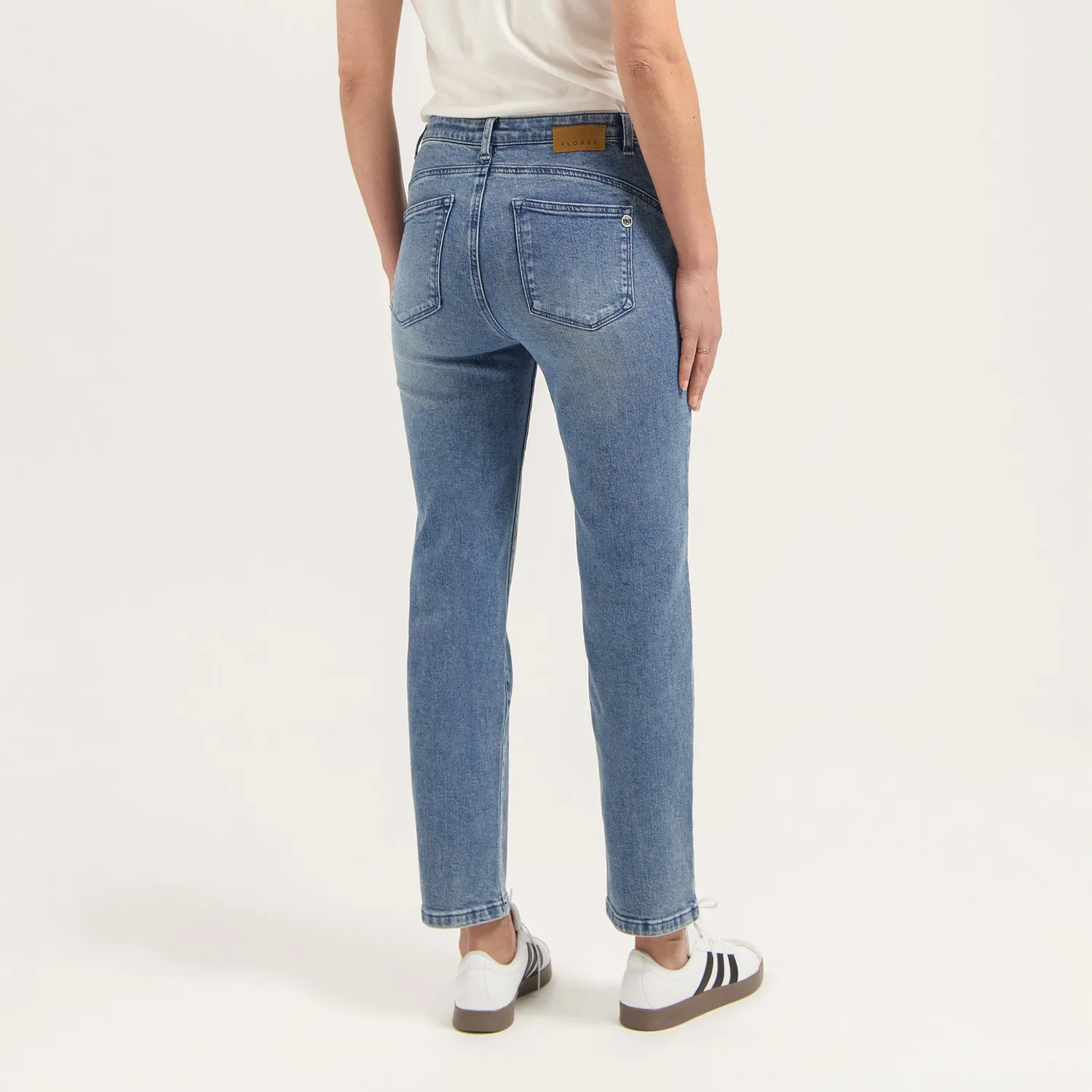 Florez Bond Straight Jeans Royal Blue rechte pijp