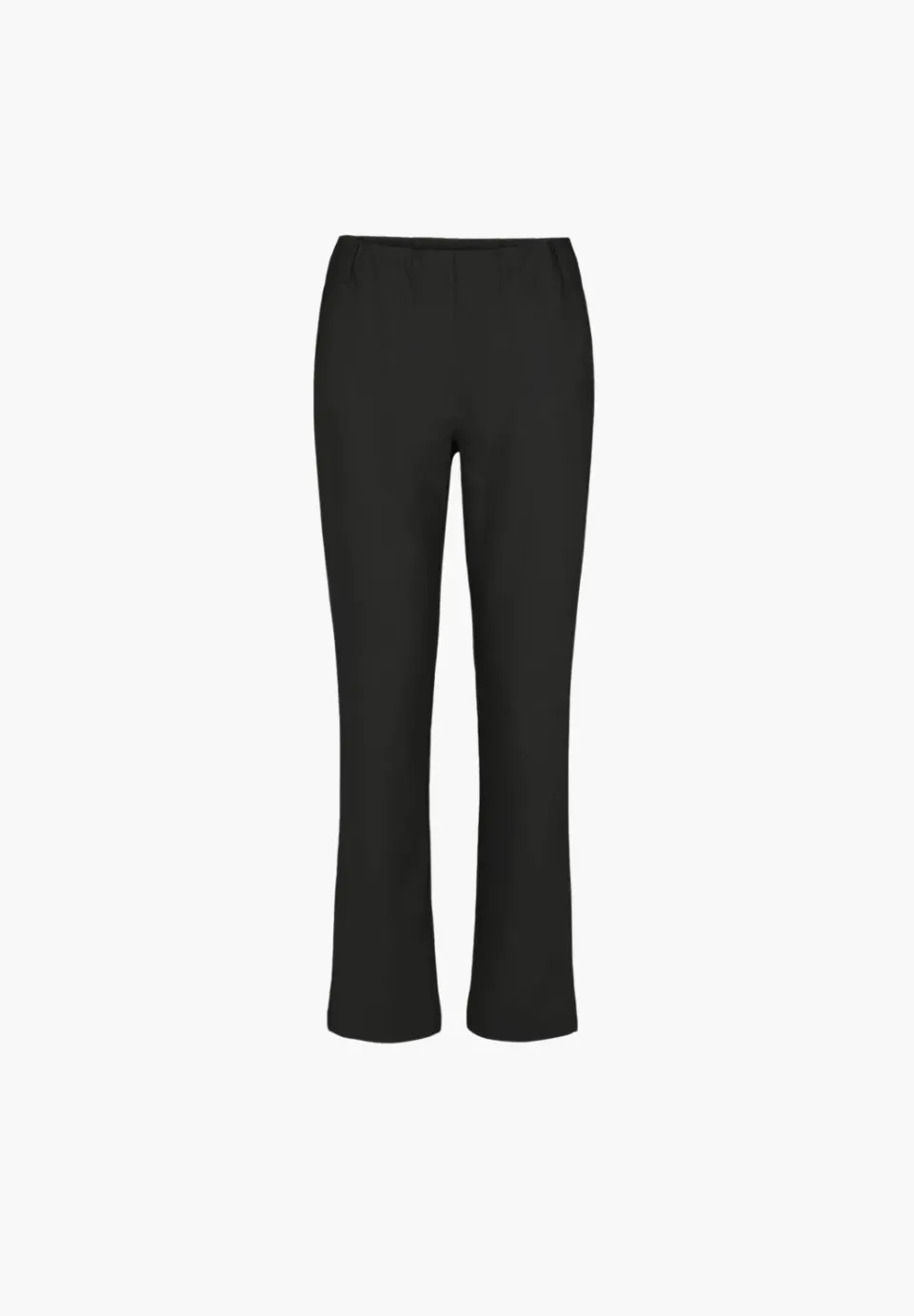 Laurie Zoya Flare Regular SL broek zwart korte lengte