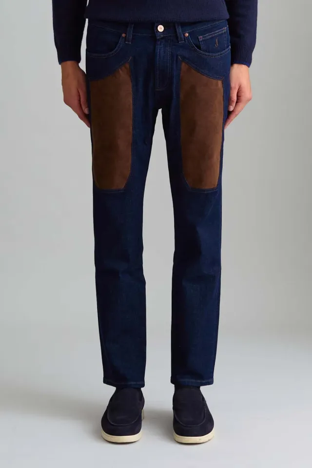 Jeckerson James toppa donker skinny jeans
