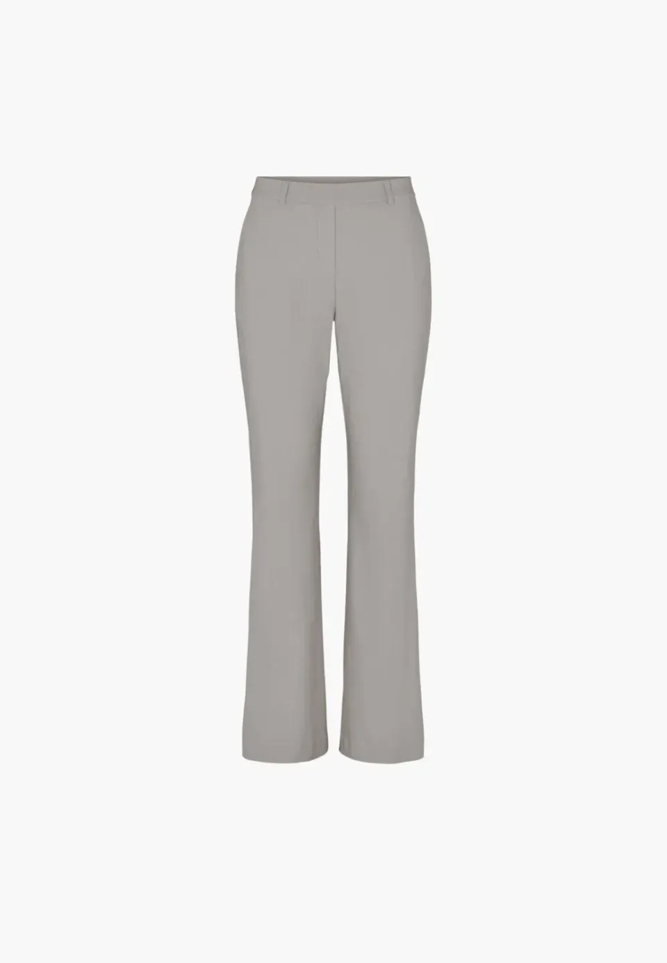 Laurie Zina Flare Regular damesbroek Grey Sand stretch