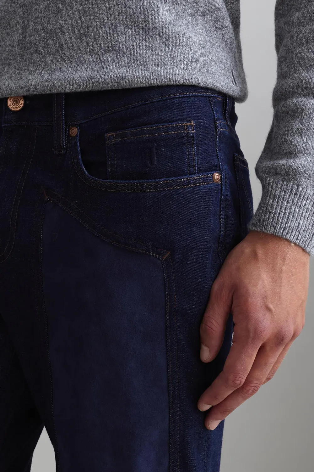 Jeckerson John Slim Fit Jeans Donkerblauw 10oz