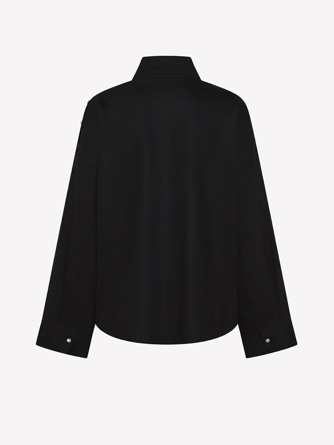 Nine In The Morning Cress CSS01 shirt zwart wol stretch