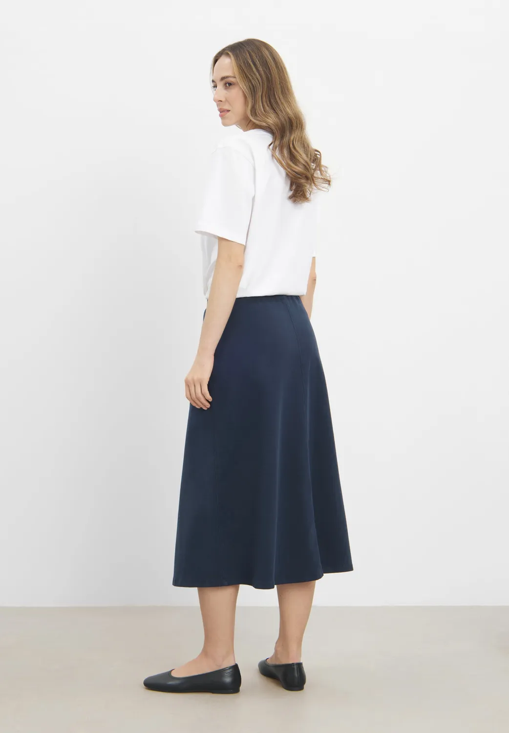 Laurie Sophia rok 80 cm navy stretch