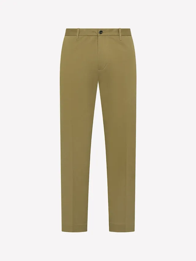 Nine In The Morning Giove GVE80 broek camel slim katoen