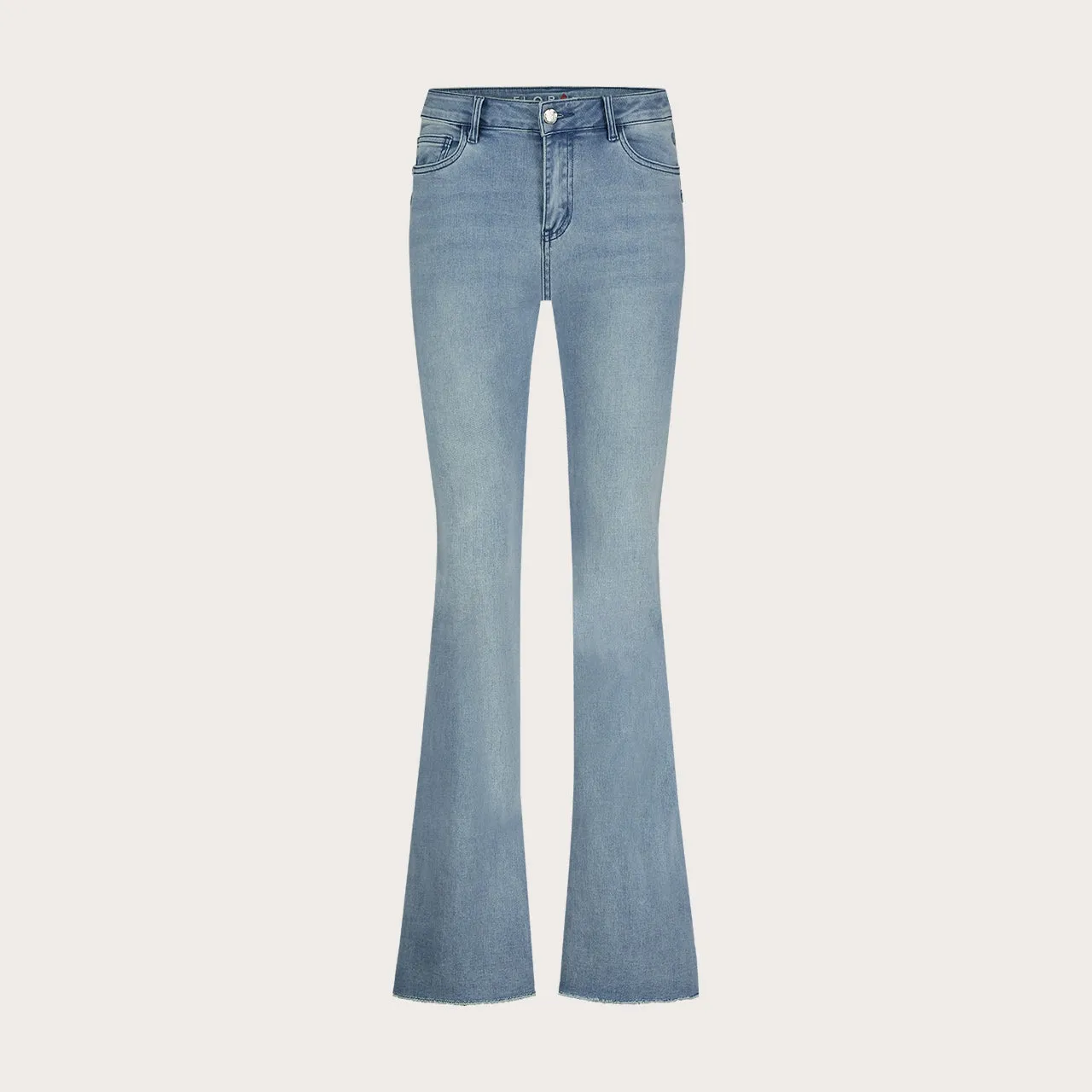 Florèz Flared Jeans Light Blue stretch