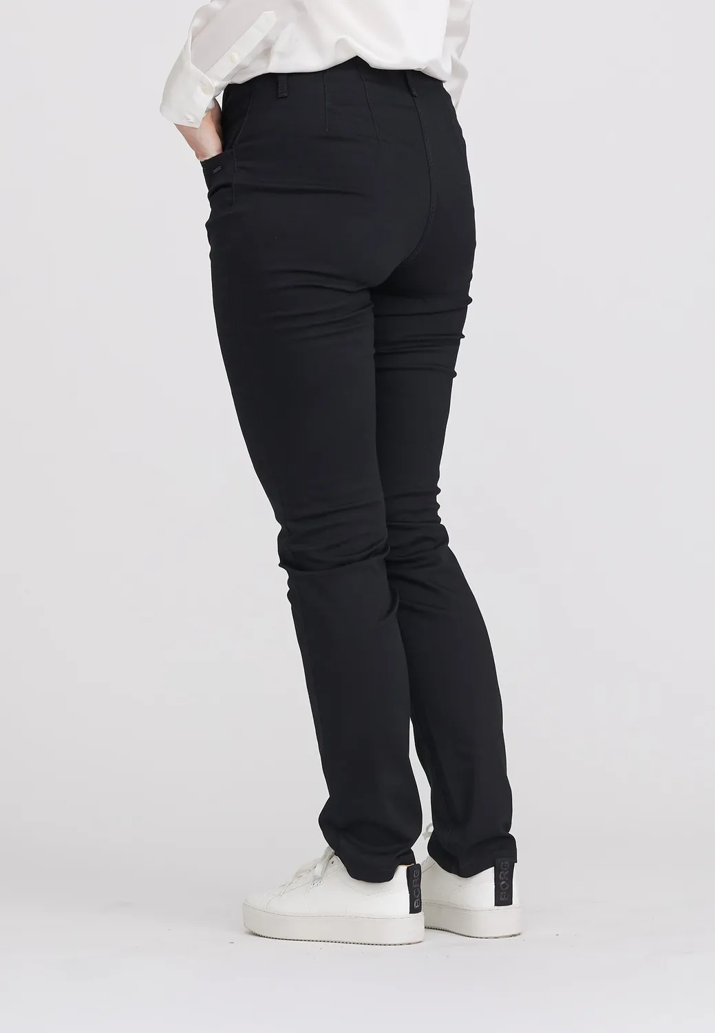 Laurie Kelly Regular LL broek zwart stretch lang