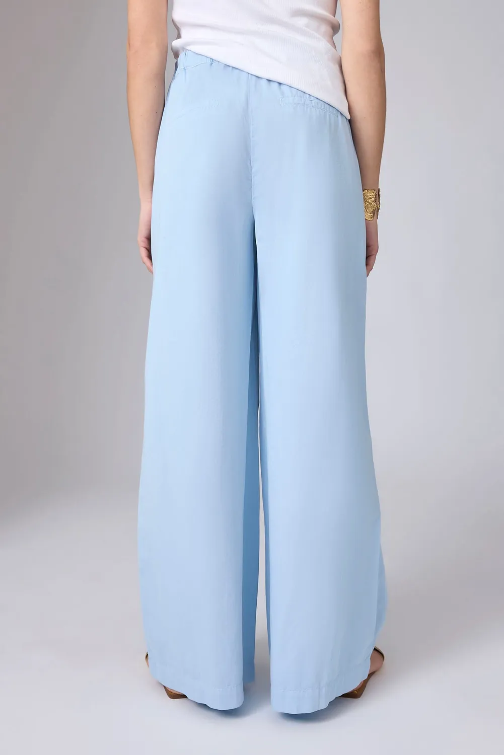 Corel Ella Wide Jeans Soft broek Sky Blue wijd