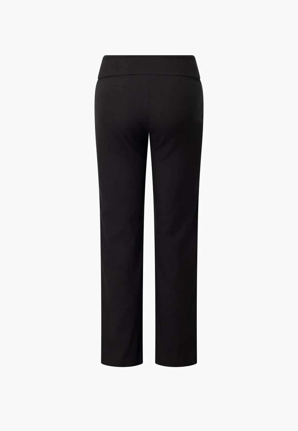 Laurie Thea Straight SL broek Black hoge taille