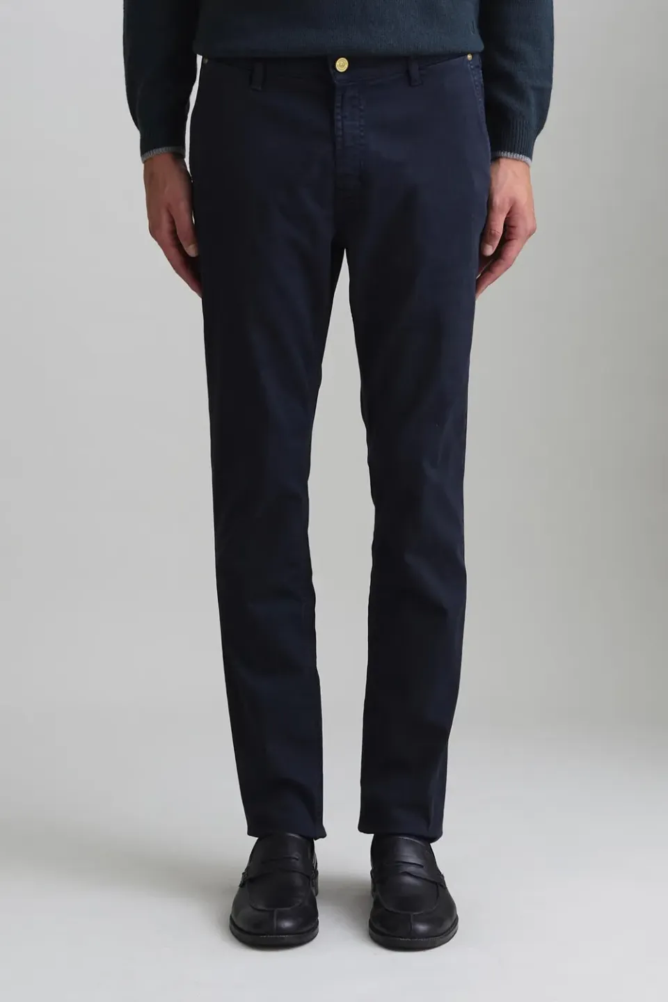 Jeckerson Julius slim fit chino donkerblauw katoen