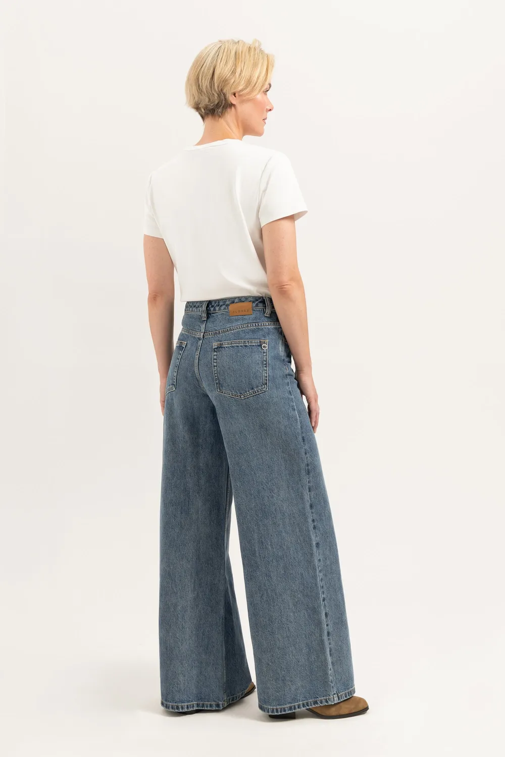 Florez Liv Wide Leg jeans stormy blue loose fit