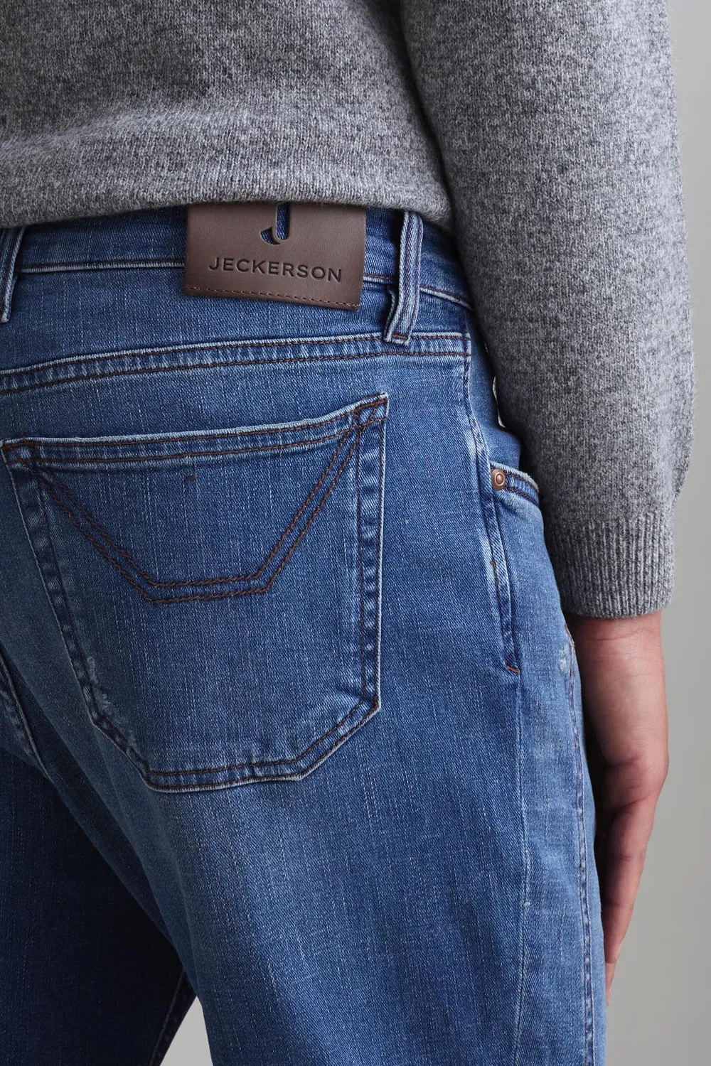 Jeckerson John slim fit jeans blauw clean toppa