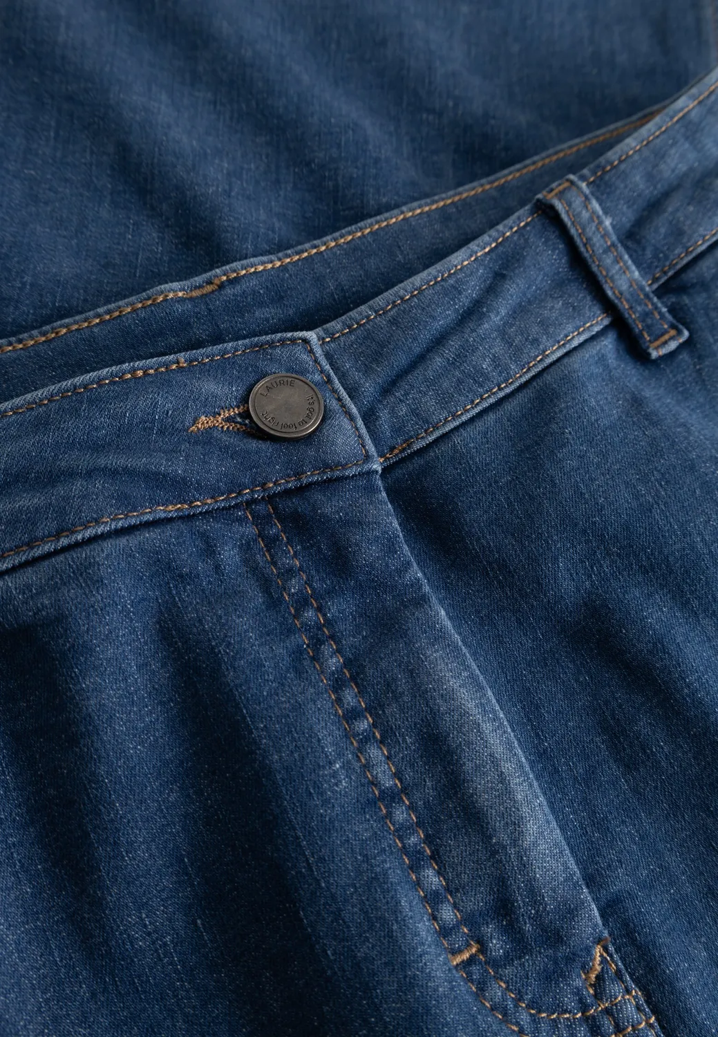 Laurie Aim rok 80 cm blue denim stretch